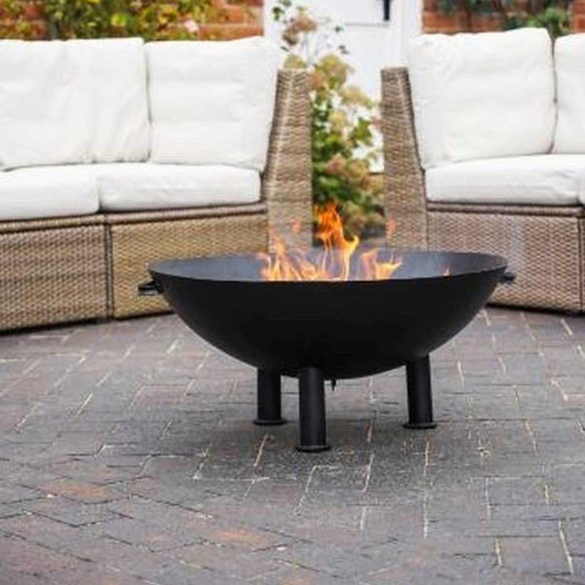 Outdoor Heritage Firebowl - Rust | Ivyline | Local Delivery Available